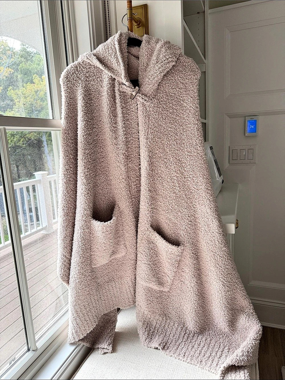 Barefoot Dreams CozyChic Lite Circle Cardi Cozy Poncho